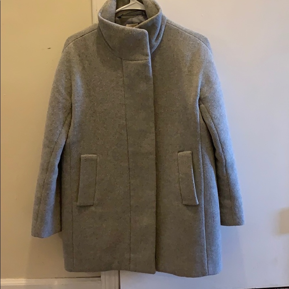 J. Crew Factory Gray Pea Coat
